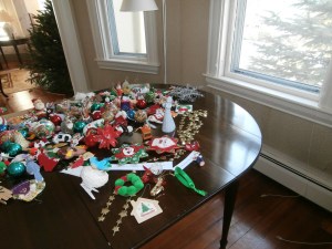 taking the tree down