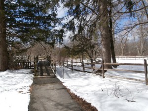 cross over the bridge