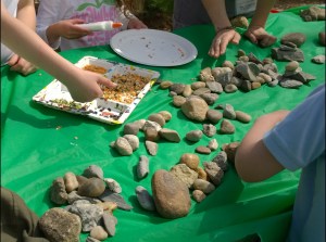 gluing-nature-collage