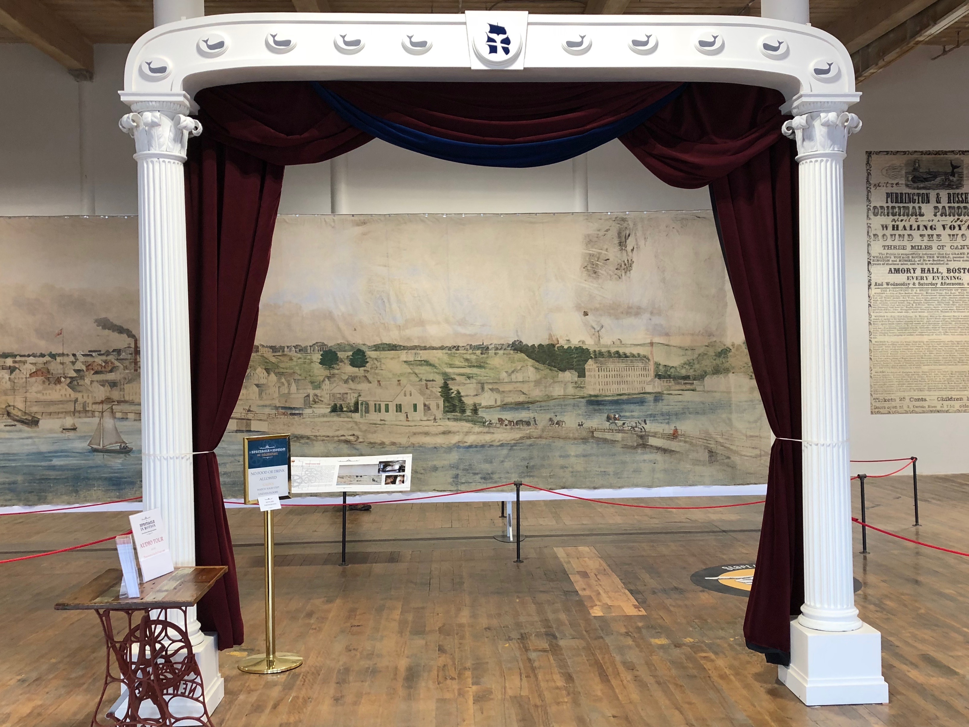 092518-exhibit-entrance-mimics-scrolling-frame