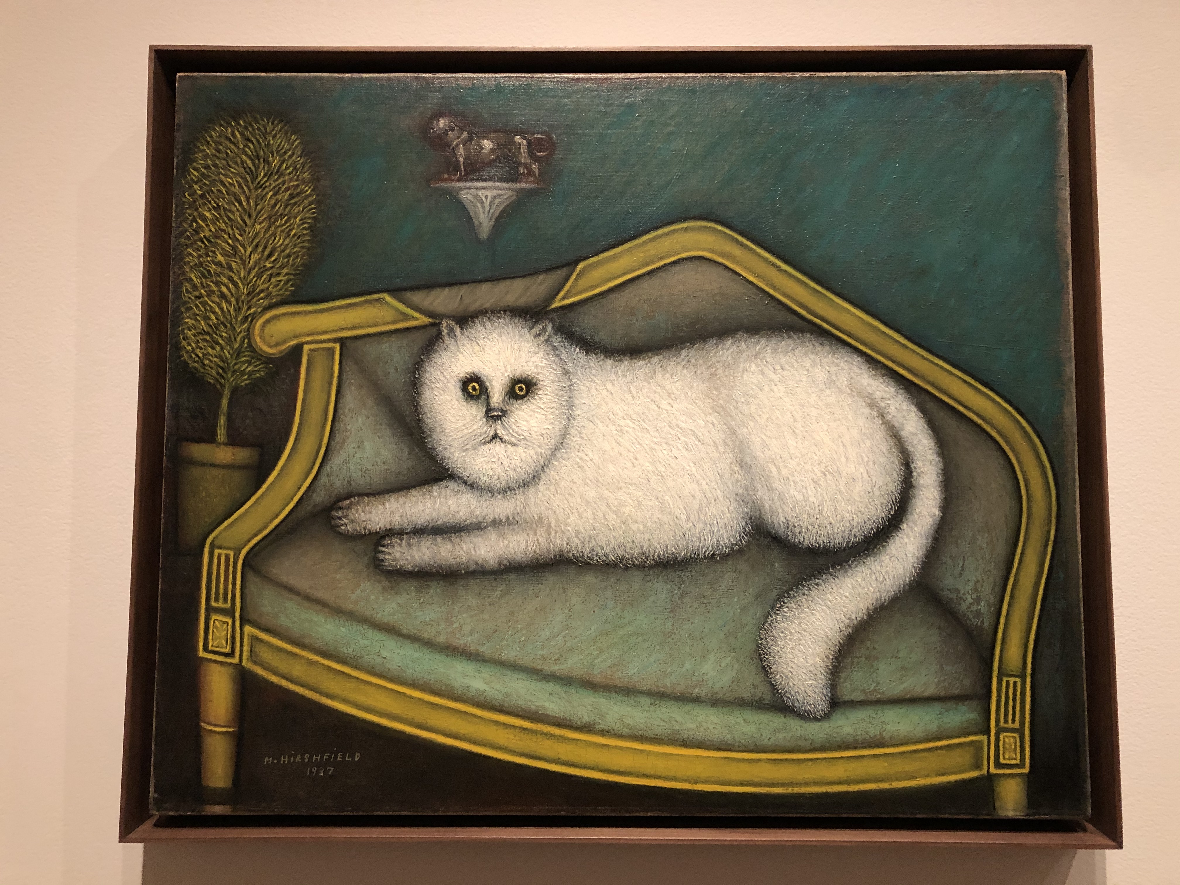 122719-Morris Hirshfield-cat-at-MoMA